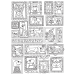 Creative Haven Adorable Dogs Coloring Book by Dover Publications 2