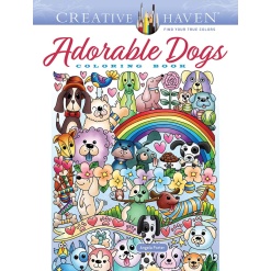 Creative Haven Adorable Dogs Coloring Book by Dover Publications