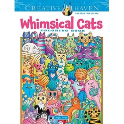 Creative Haven Whimsical Cats Coloring Book by Dover Publications