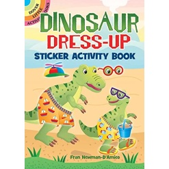 Dinosaur Dress Up Sticker Activity by Dover Publications