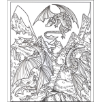 Dragons Magic Painting Book by Usborne 1
