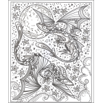 Dragons Magic Painting Book by Usborne 3