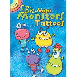 EEK Mini Monsters Tattoos by Dover Publications