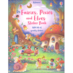 Fairies Pixies and Elves Sticker Book by Usborne