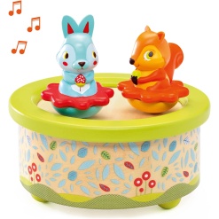 Friends Melody Wood Music Box by Djeco