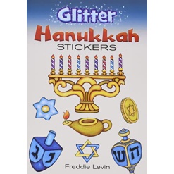 Glitter Hanukkah Stickers by Dover Publications