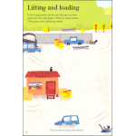 Little Stickers Diggers and Cranes by Usborne 1