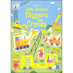 Little Stickers Diggers and Cranes by Usborne