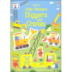 Little Stickers Diggers and Cranes by Usborne