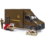 MB Sprinter UPS w Driver and Accessories by Bruder 1