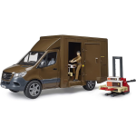 MB Sprinter UPS w Driver and Accessories by Bruder 3