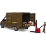 MB Sprinter UPS w Driver and Accessories by Bruder 4