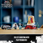 Marvel Black Panther Wakanda Forever King Namors Throne Room by Lego 1