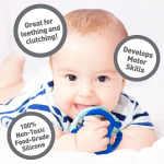 OgoBolli Gummi Teething Ring Blueberry by OgoSport 5