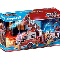 Playmobil Rescue Vehicles Fire Engine with Tower Ladder by Playmobil
