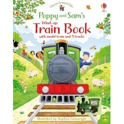 Poppy and Sams Wind Up Train Book by Usborne