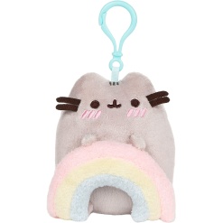 Pusheen Rainbow Backpack Clip by Gund