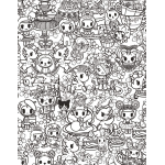 tokidoki Coloring Party by Sterling Publishing 2
