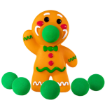 Gingerbread Man Holiday Popper by Hog Wild 1