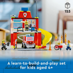 City Fire Station and Fire Truck by Lego 1