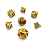 Alchemist Metals RPG Dice Set - Gold - Image 2