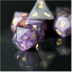 Amethyst Gemstone Set of Dice - Image 2