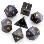 Amethyst Gemstone Set of Dice - Image 3