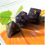 Amethyst Gemstone Set of Dice - Image 5