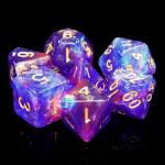 Blue Enchantress Set of Dice - Image 3
