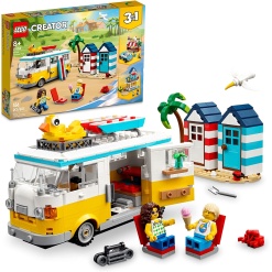Creator 3 in 1 Beach Camper Van-by-Lego