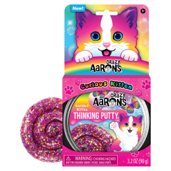 Curious Kitten Thinking Putty - Trendsetters Putty Pets Series-by-Crazy Aaron's Putty World