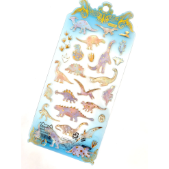 Dinosaur Crystal Gel Stickers-by-BC USA