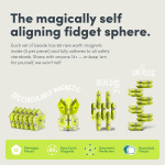 Geode Magnetic Fidget Set - Peridot - Image 3
