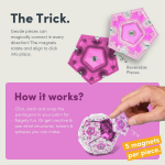 Geode Magnetic Fidget Set - Rose Quartz - Image 5