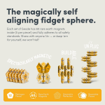 Geode Magnetic Fidget Set - Topaz - Image 3