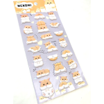 Hamster Puffy Stickers-by-BC USA