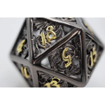 Hollow Night Dragon Metal Dice Set - Image 2