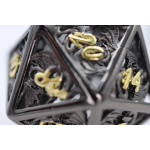Hollow Night Dragon Metal Dice Set - Image 4