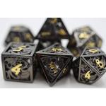 Hollow Night Dragon Metal Dice Set - Image 5