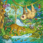 Jungle Fun 3 x 49pc Puzzle Set - Image 2