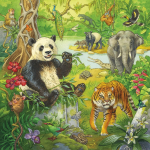 Jungle Fun 3 x 49pc Puzzle Set - Image 3