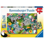 Koalas & Sloths 2 x 24pc Puzzle Set-by-Ravensburger