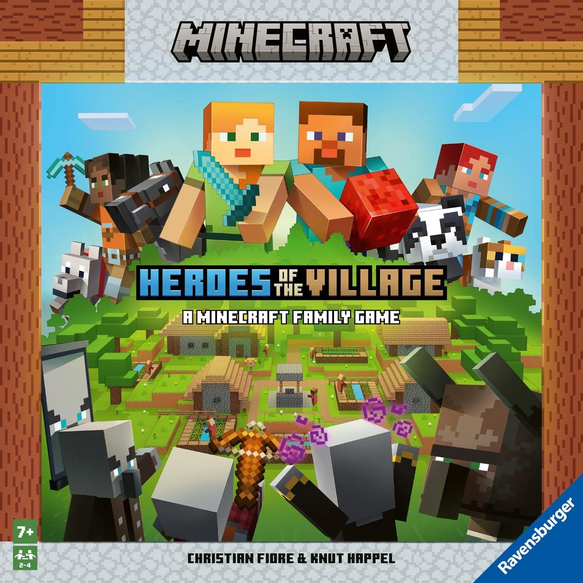 Minecraft Heroes of The Village Board Game Minecraft Heroes of The Village Board Game-by-Ravensburger