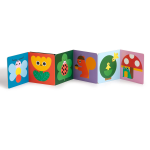 My Tummy Sturdy Fold Out Board Book With Baby Safe Mirror - Nature - Image 2