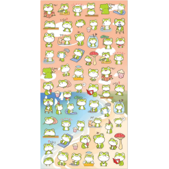 Nekoni Frog Stickers-by-BC USA