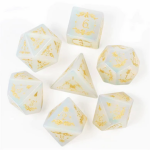 Opalite with Embellisment Set of Dice - Image 2