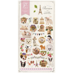 Parisian Dog Stickers-by-BC USA
