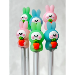 Rabbit Tutu Carrot Gel Pen-by-Iwako