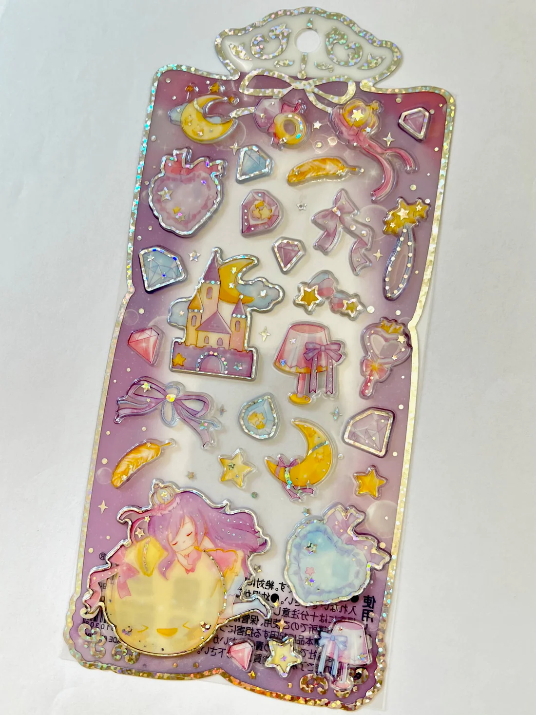 Shiny Purple Princess Stickers Shiny Purple Princess Stickers-by-BC USA
