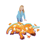 Shiny Triceratops 52pc Floor Puzzle - Image 2